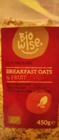 Breakfast oats et fruit