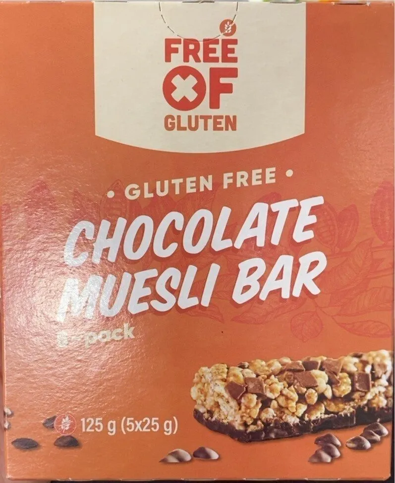 Chocolate muesli bar