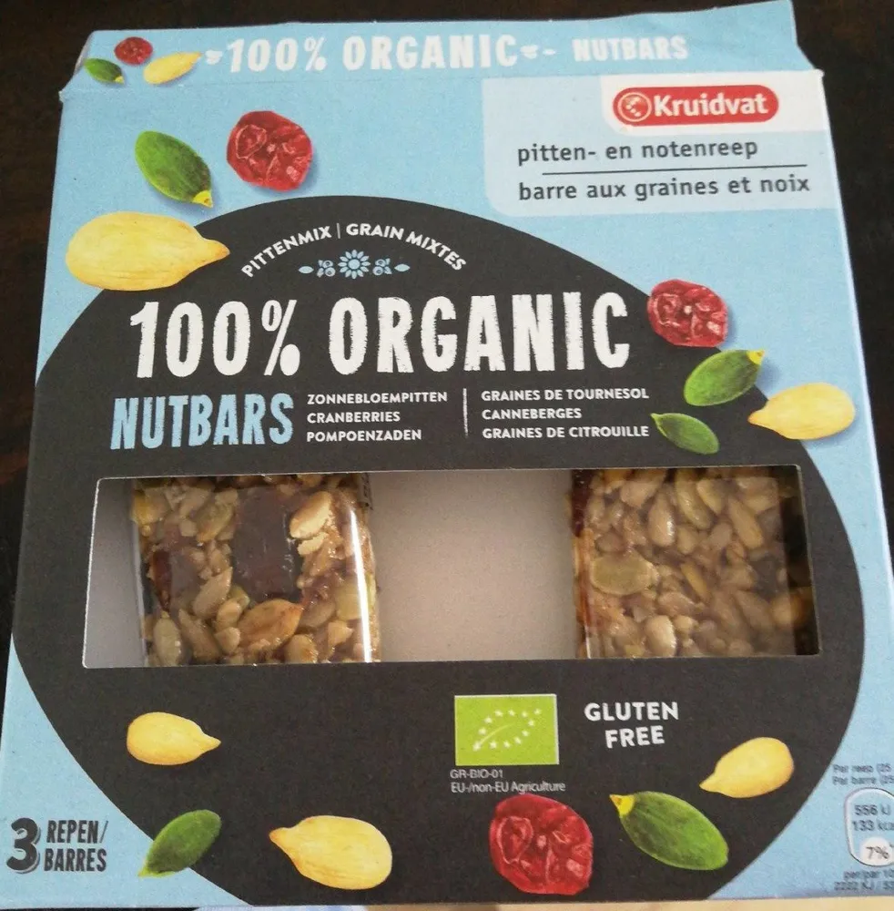 100% organic nutbars