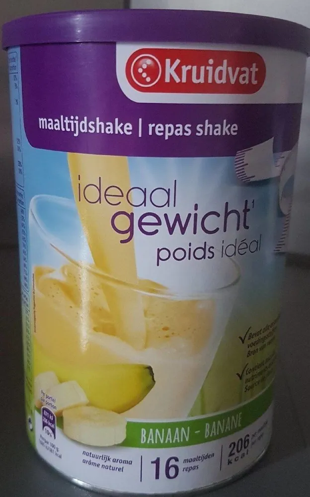 Repas shake poids idéal banane