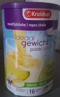 Repas shake poids idéal banane