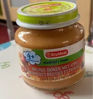 Haricots rouge et pommes