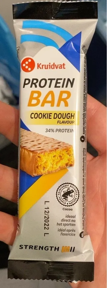 Kruidvat proteine bar cookie dought flavour