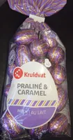 Œufs au chocolat au lait praliné/caramel