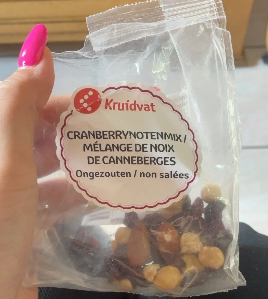 Mélange de noix de canneberges non salées