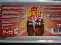 Sour cola bottles