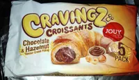 Croissant fourré chocolat-noisettes