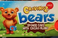Cravingz Bears Sponge Cake with Cacao Filling