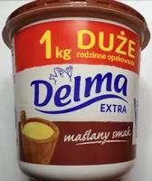 Margaryna półtłusta o smaku masła.