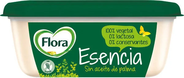 Esencia margarina vegetal sin aceite de palma