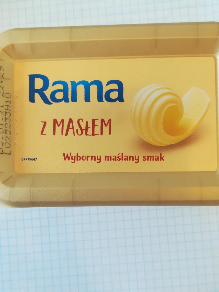 Rama z masłem