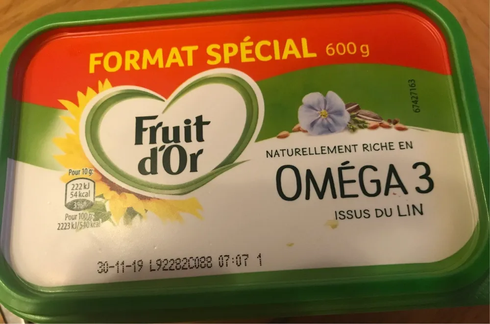 Margarine allégée demi-sel