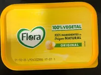 Margarina flora 100% vegetal