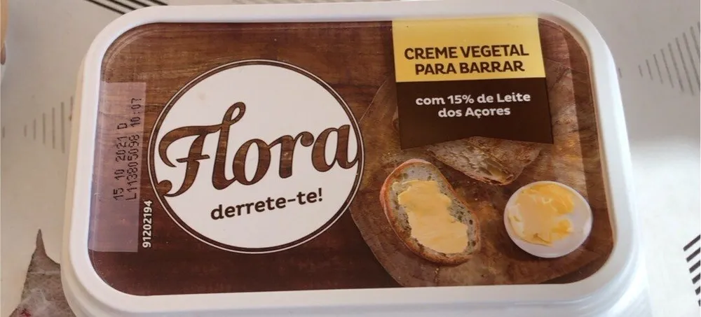 Flora creme vegetal para barrar
