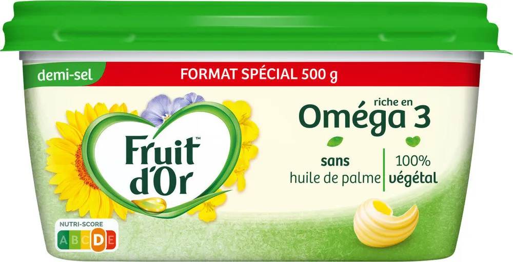 Oméga 3 Demi-sel sans huile de palme