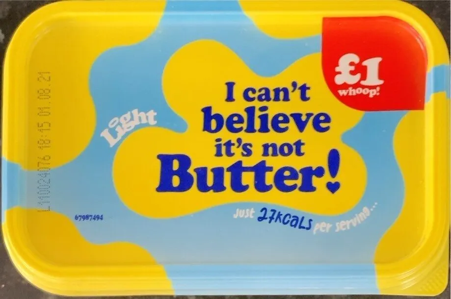 I cant believe its not butter! Light
