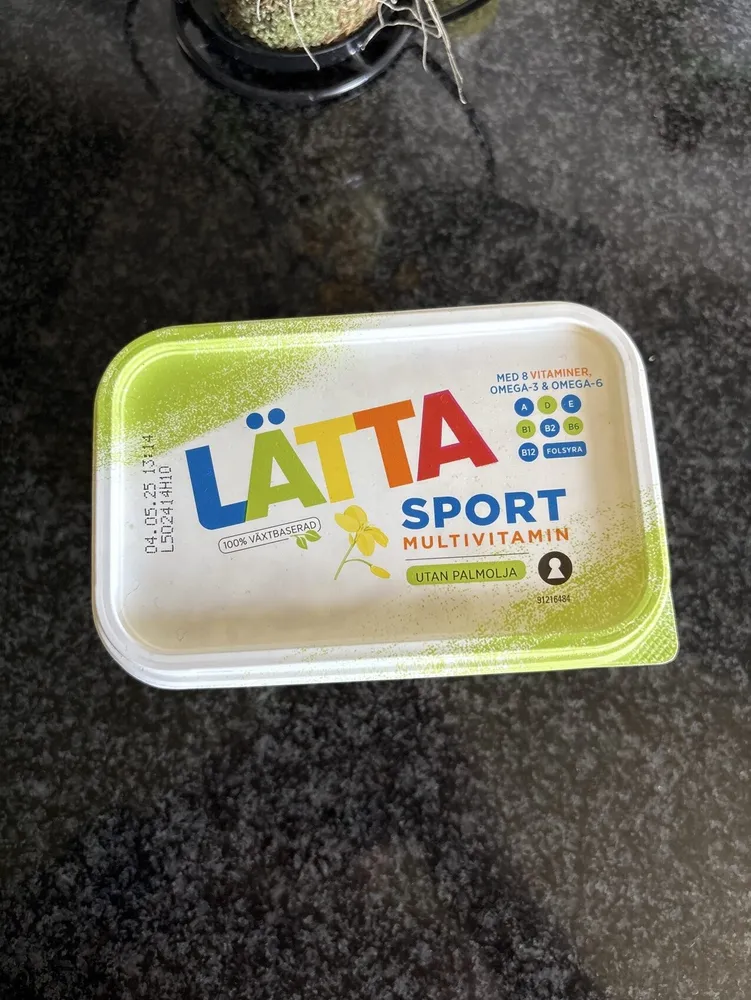 Lätta Sport Multivitamin Smör
