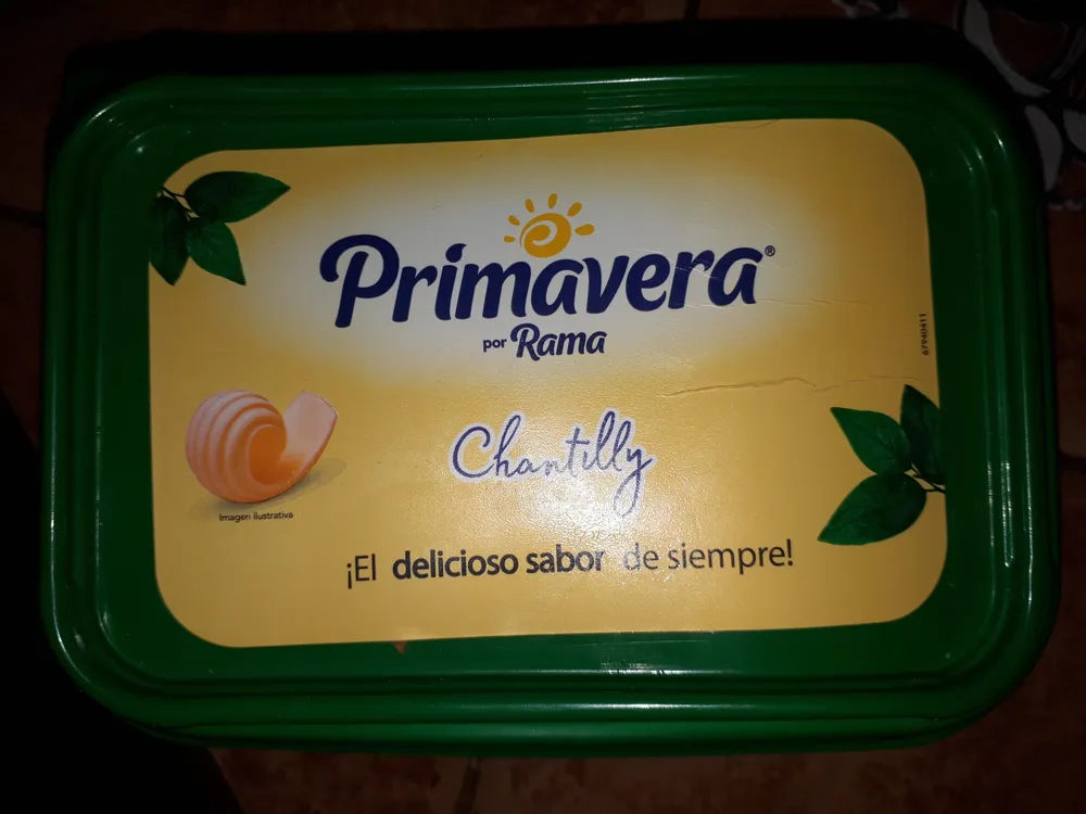 Margarina Primavera Chantilly Chantilly pasteurizada con sal