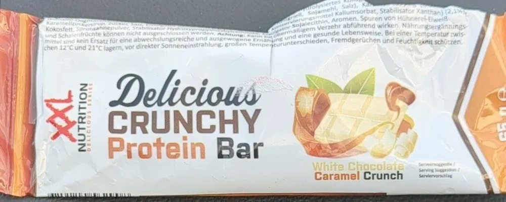 Protein bar - white chocolate caramel crunch