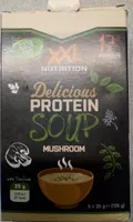 Delicious protein soup mushroom