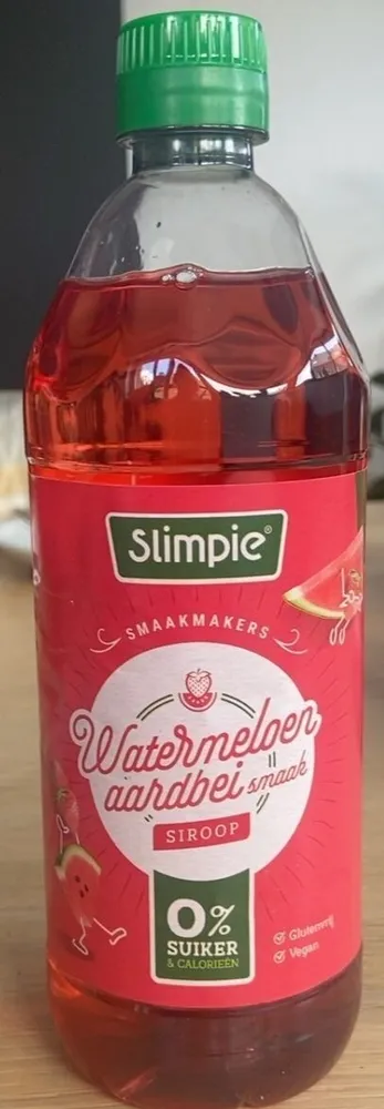 Watermeloen aardbei smaak siroop