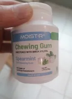 Spearmint chewing gum
