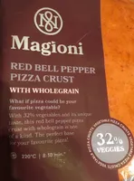 Red bell pepper pizza crust