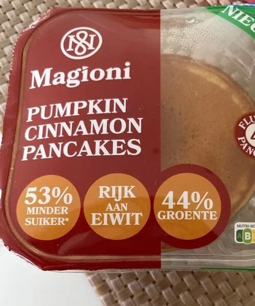 Pumpkin cinnamon pancakes