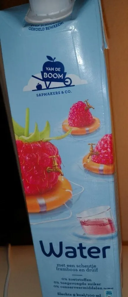 Eau aromatisée framboise