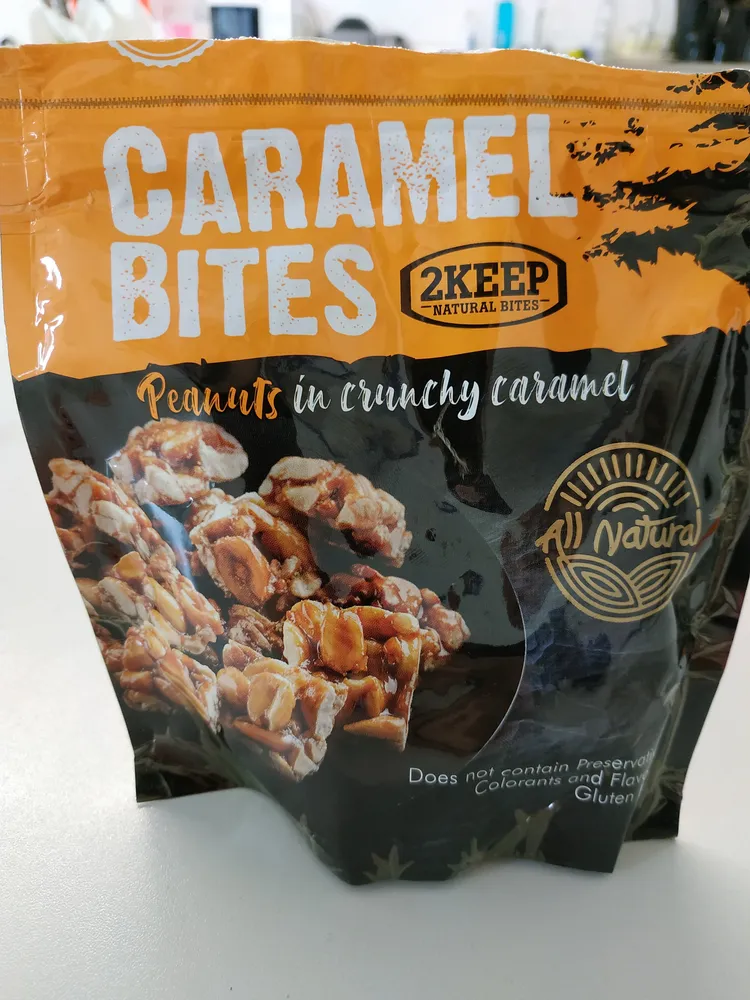 Peanut caramel bites