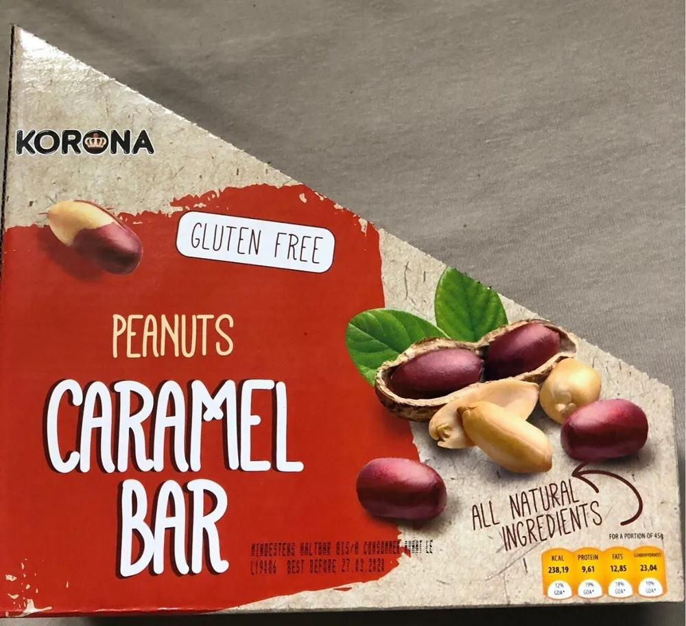 Peanuts caramel bar
