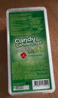 Candy sandwiches apple green
