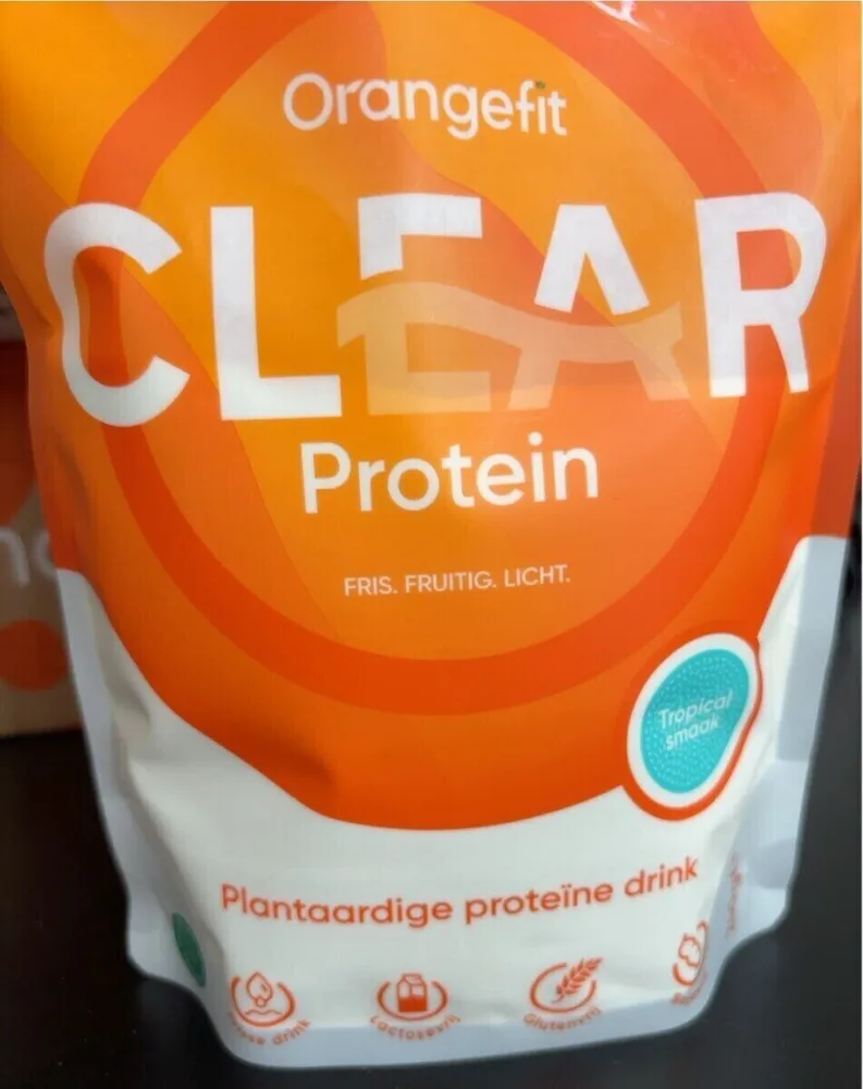 Orange fit clear protein