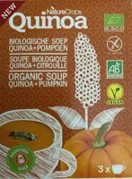 Soupe bio quinoa citrouille