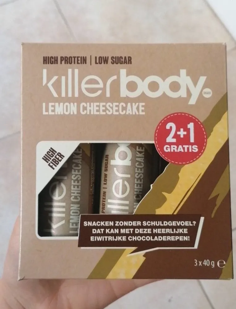 Killerbody lemon cheesecake