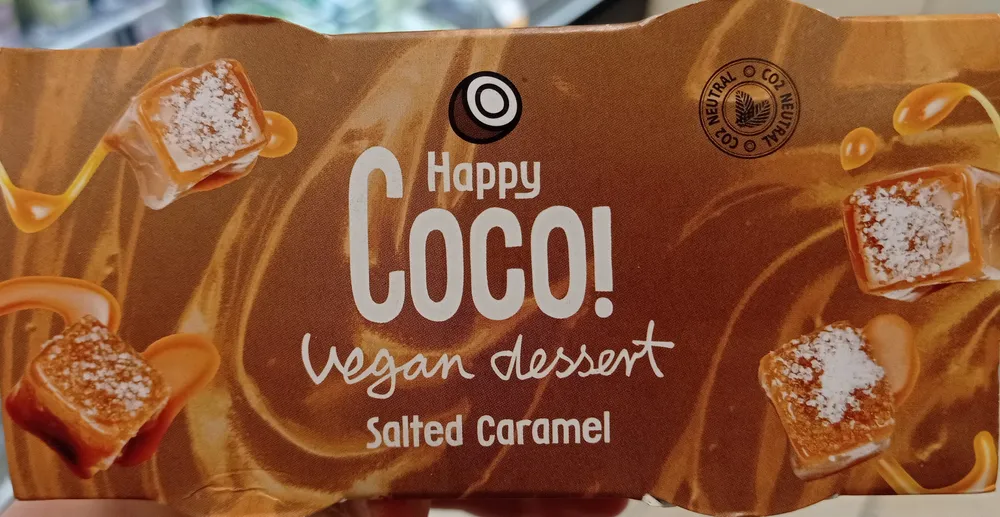 Vegan dessert salted caramel