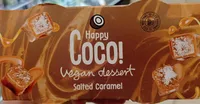 Vegan dessert salted caramel