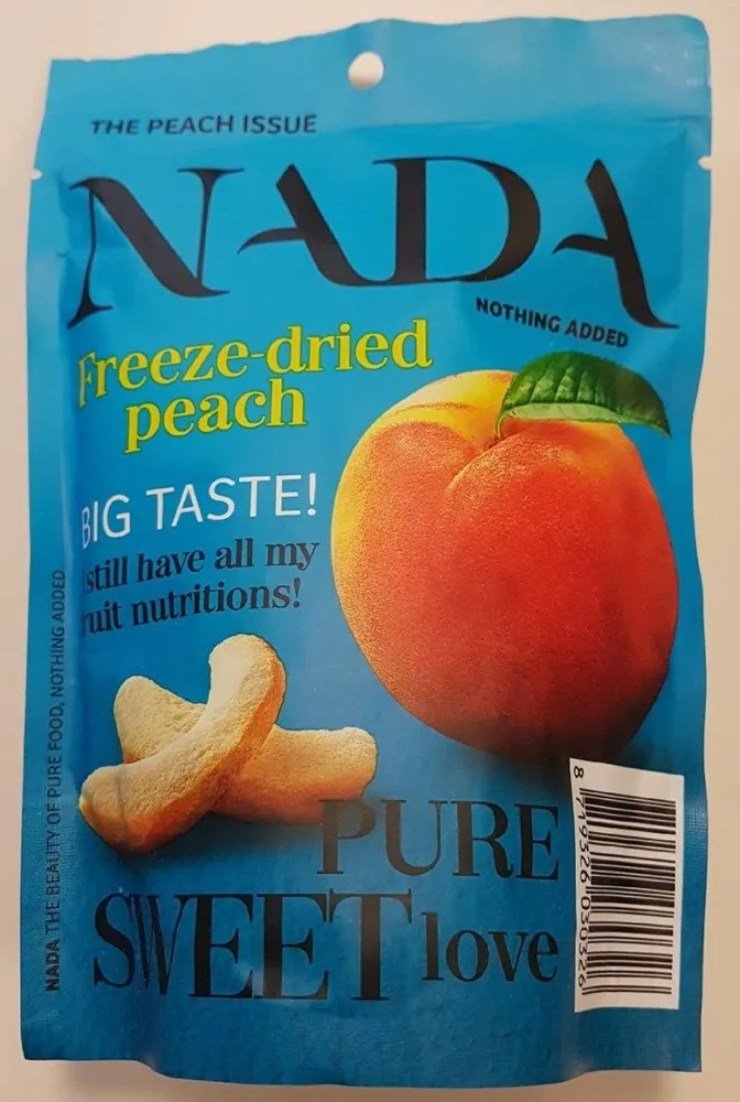 freeze dried peach