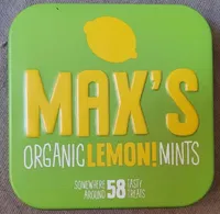 Max's organic lemon mints