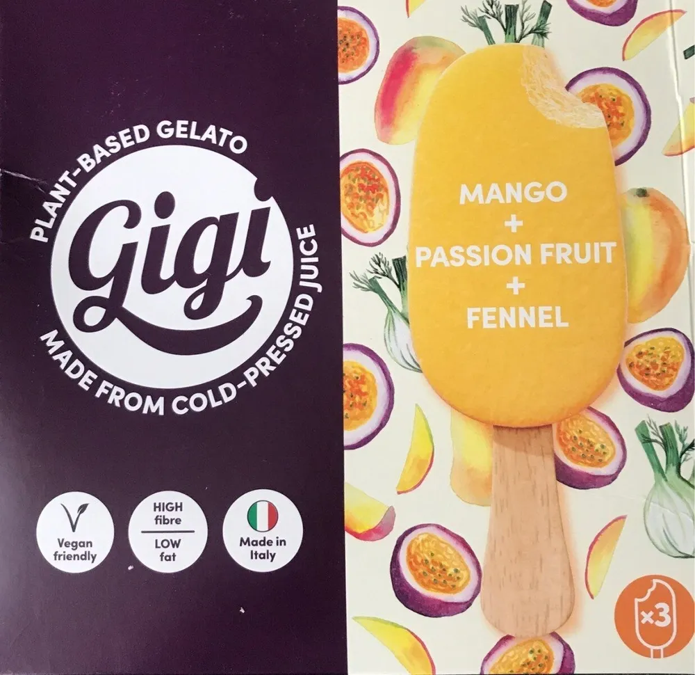 Plant based gelato