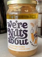 Biologische pindakaas + stukjes