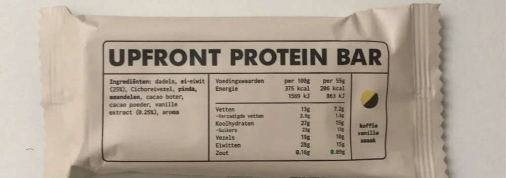 Upfront protein bar