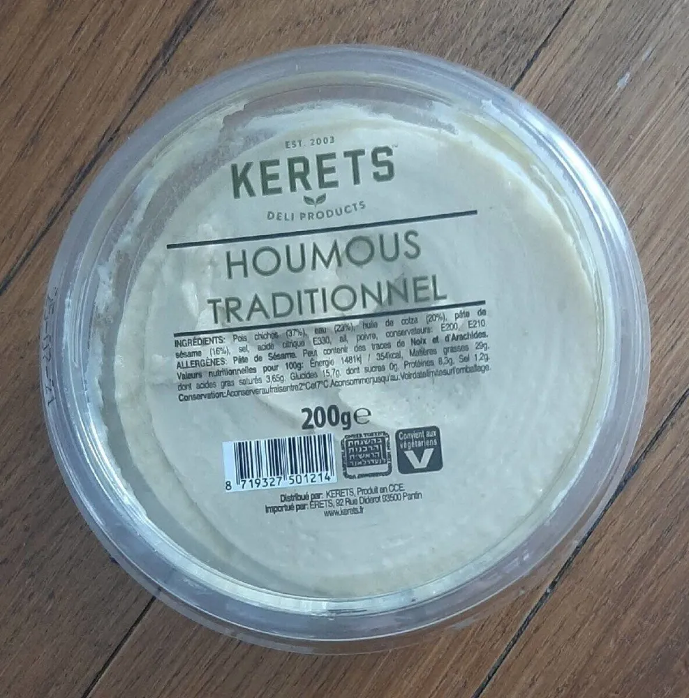 Houmous traditionnel