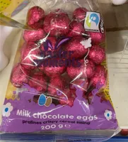 Milk chocolate eggs