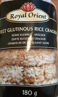 Craquelin de riz gluant sucré