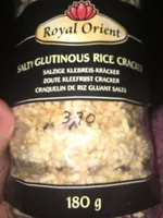 Craquelin de riz