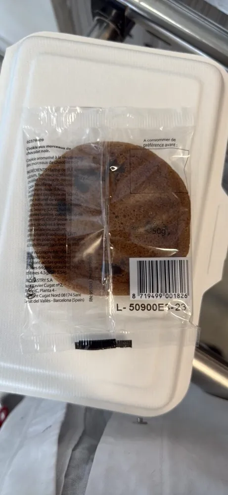 Cookie jumbo pepite de chocolat noir
