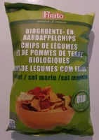 Chips de légumes et de pomme de terre biologique