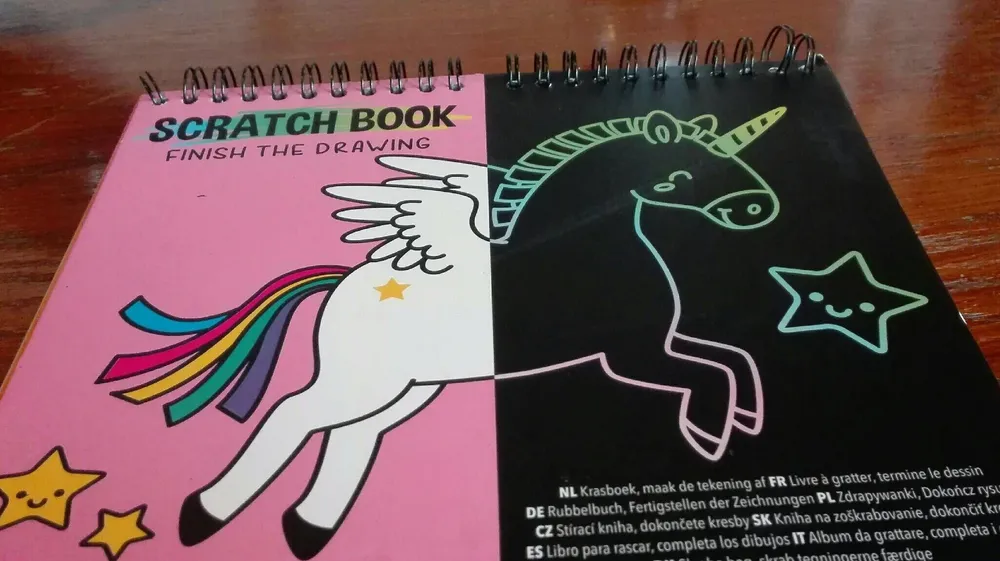 Scratch book