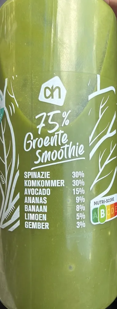 AH 75% groente smoothie spinazie komkommer